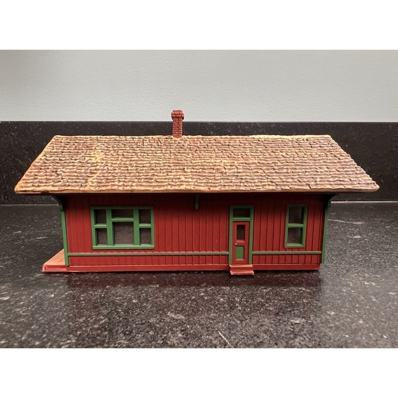 Lot Of 3 1994 Hallmark Sarah, Plain & Tall Buildings Church Train Station &Store - Picture 6 of 10